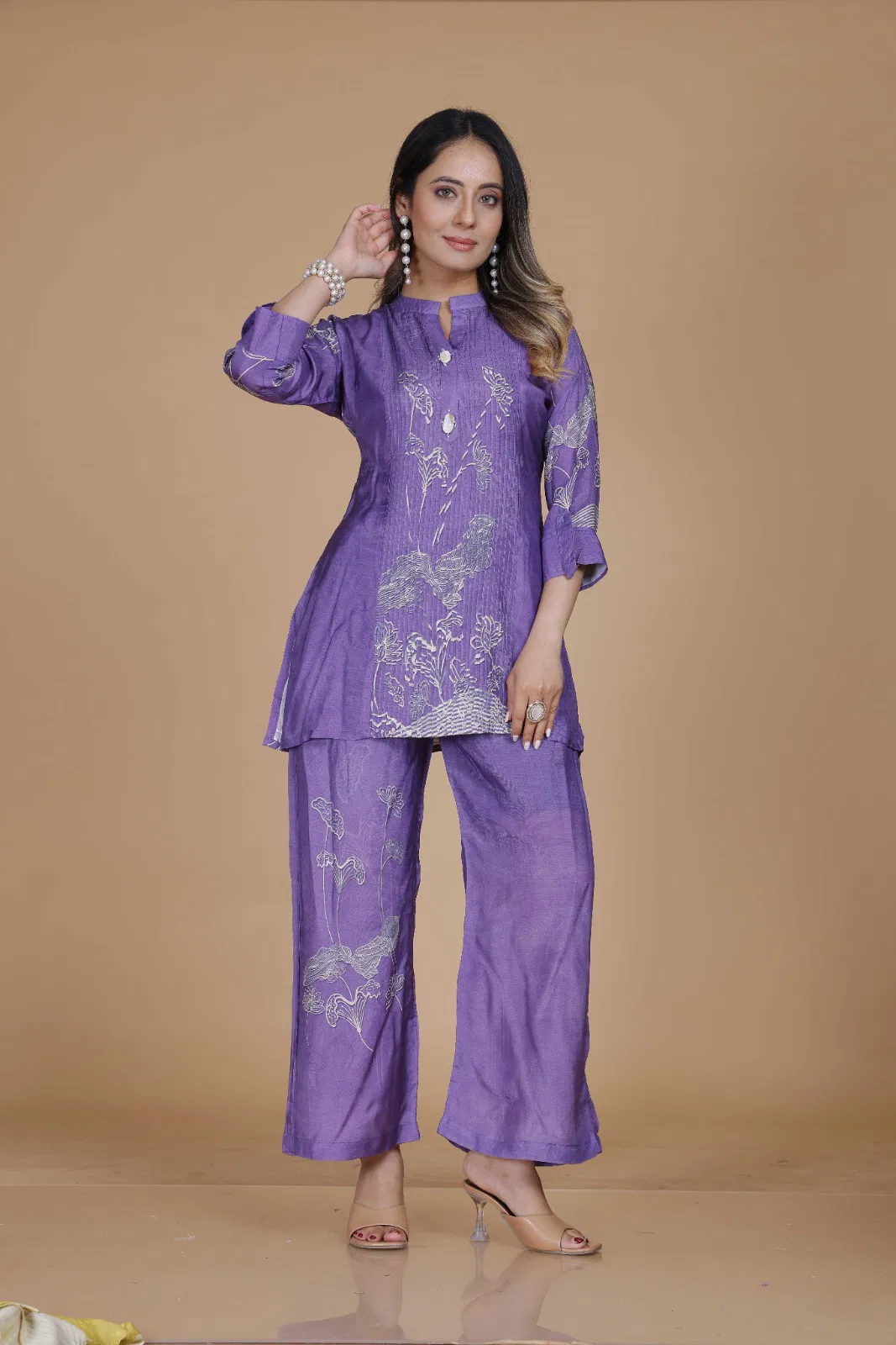 Aishani Pure Muslin Wholesale Ladies Top Pant Co Ord Suppliers In India
